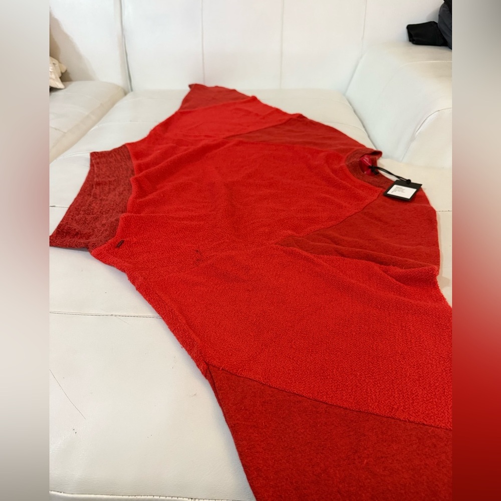 n:PHILANTHROPY red Sweatpants & sweatshirt & top 3 piece holiday coord Set small - Picture 7 of 14